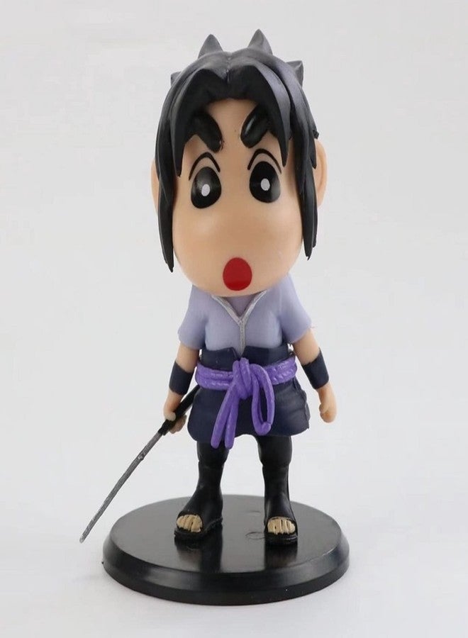 AUGEN Naruto Shinchan Set of 6 Action Figure Limited Edition for Car Dashboard, Decoration, Cake, Office Desk & Study Table (10cm)(Pack of 6) - Image 5